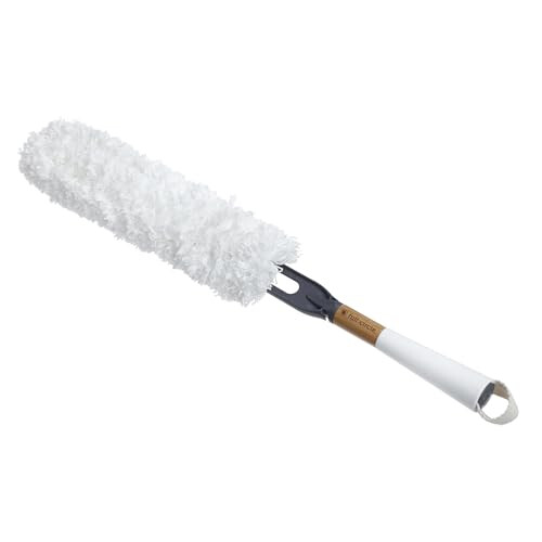 Full Circle Microfiber Duster with Machine Washable Head, White 1
