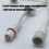 Double Output Y-Splitter Extension Cord Compatible for Permanent Light Waterproof Design for Electronic Charging 4