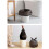 Lesbye Black Trash Bag, 30L Bin Bags, Pack of 125 3