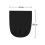 Qshape 150 Counts Kitchen Black Bin Liners Bags, 40 L Bin Bag, 6 Rolls 2