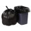 Qshape 150 Counts Kitchen Black Bin Liners Bags, 40 L Bin Bag, 6 Rolls 5