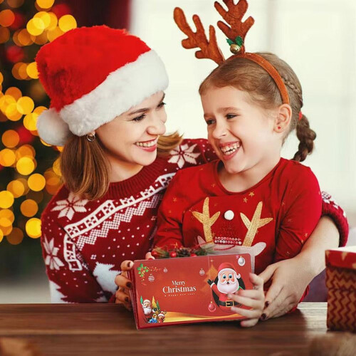 Porta-dinheiro de Natal com 10 compartimentos – Pacote com 2 unidades 2