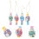 Resin Nutcracker Ornament Set 4pcs 5