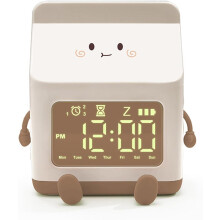 Milk Carton Alarm Clock – Digital Countdown, Brown