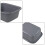 Xowine 4-Pack Plastic Wash Basin Rectangle, Washing up Bowl Basin, Gray 2