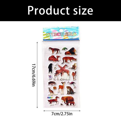 10Sheets Animal Sticker for Kid Craft Scrapbooking Journal 2