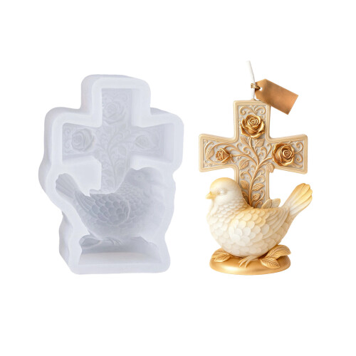 DIY Silicone Candle Mould Pigeons Designs for Craft Feature