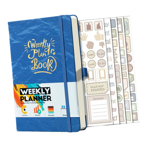 2026 Work Life Planner Travel Journal Schedule-cobalt blue