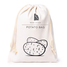Potato Storage Bag, Linen Cotton Blend German