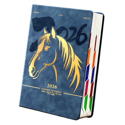 Professional 2026 Academic Planner Full Year Daily Planner-blue