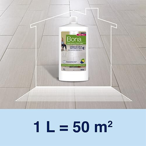 Bona Hard-Surface Floor Polish, Gloss, 1 Litre 2