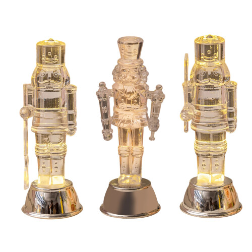 Artistic Nutcrackers Soldier Tabletop Figure With LED Light-A 2