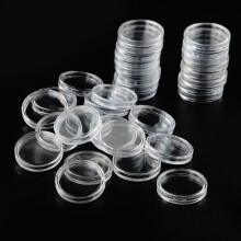 Portamonete in plastica trasparente da 100x26 mm