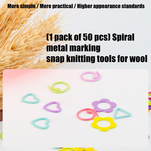 50Pcs Metal Stitching Markers Locking Crochet-triangle 1