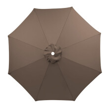 10FT Outdoor Patio Umbrella Cover Replacement – Dark Gray, 6 Ribs, UV/Waterproof, Compatible with Standard 10FT Umbrellas