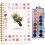 Cahier d'aquarelle avec 16 couleurs et pinceau 1