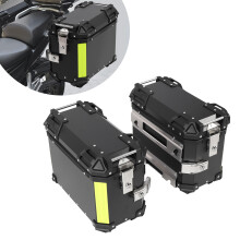Motorrad-Seitenkoffer 28L Aluminium universell