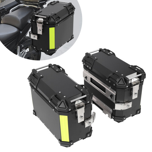 Motorrad-Seitenkoffer 28L Aluminium universell