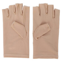 Nagelhandschuhe aus Baumwollfaser, fingerlos, UV-beständig, 1 Paar