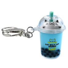 Akrylový prívesok na kľúče Bubble Tea, 1 kus