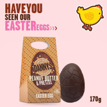 Danny's Easter Chocolate Friends 3 x 50g Bars | Triple Pack Egg Bunny and Chick Bars | Easter Hunt Gift