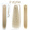 Lang, lige, clip-in hestehale-extensions 4
