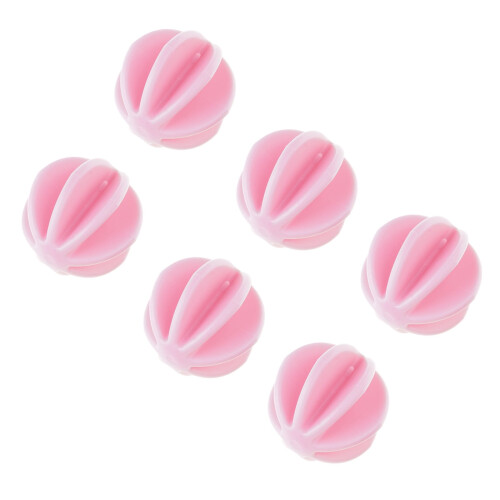 Plastic Shaker Sphere Multicolored 6 pcs