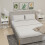 Homcom Mesitas de Noche Blanco 40 x 34 x 29 cm 2