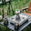 Table de camping pliante – Hauteur réglable 14,2" et 18,9", 1