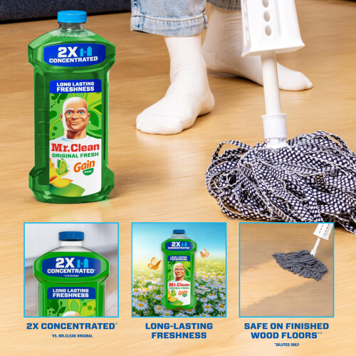 2X Concentrated Multi Surface Cleaner with Gain Original Scent, All Purpose Cleaner, 41 fl oz 1