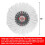 3 Pack Premium Replacement Mop Heads Refill for 360? Rotating Round Spin Magic Mop Microfibre, White 2