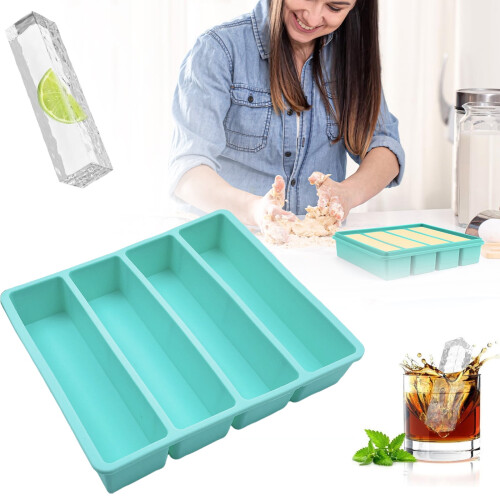 Silikon smörform med lock – Non-stick, stor, för