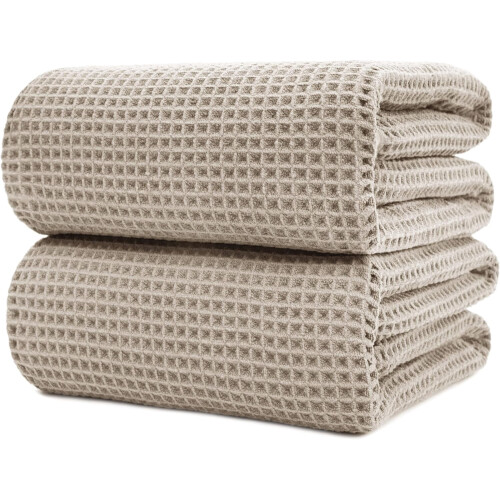 Microfiber Bath Sheet430GSM Quick Dry Waffle Weave70x35