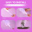 20 Pcs Flash Dust Magnet, Flash Duster mit Long Handle Dust Magnet Refills Flash Dust Magnet Starter Kit Washable & Bendablears Dusters for Cleaning 4