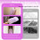 20 Pcs Flash Dust Magnet, Flash Duster mit Long Handle Dust Magnet Refills Flash Dust Magnet Starter Kit Washable & Bendablears Dusters for Cleaning 5