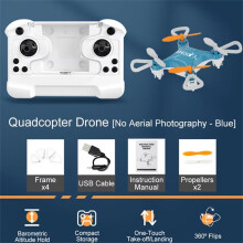 Minidron con acrobacias de 360 y controles de un solo toque.