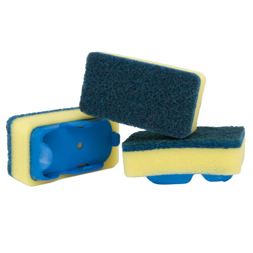 Spontex Dishmop Refills | Strong Replacement Sponge Heads for Washing Up Brush | Sponge Scourer for Efficient Cleaning | 27 Count 1