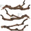 Natural Grape Stick Perches for Small Birds 3PCS 1