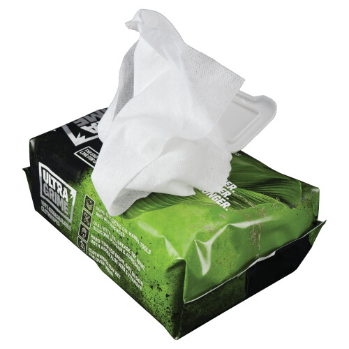 UltraGrime PRO Bio Clothwipes, White, 100 Count 1