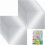 100 folhas de alumínio de 150x150mm com 0,1mm de espessura 1