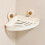 Suction Corner Shower Caddy with Drainage 1