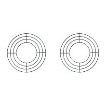 8 Inch Black Wire Wreath Frame – Round Metal Ring Form