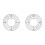 8 Inch Black Wire Wreath Frame – Round Metal Ring Form 1