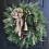 20" Artificial Christmas Wreath with Pinecones, Bell & Bow 1