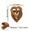 Interlocking Wood Hearts Decor – Romantic Handmade Wooden 3