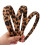 Leopardprint pannebånd for kvinner og jenter 3 stk 1