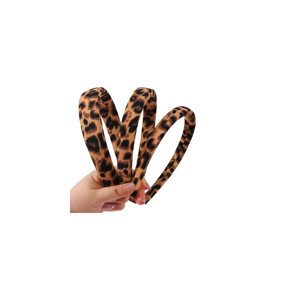 Leopard Print Headbands for Women and Girls 3PCS