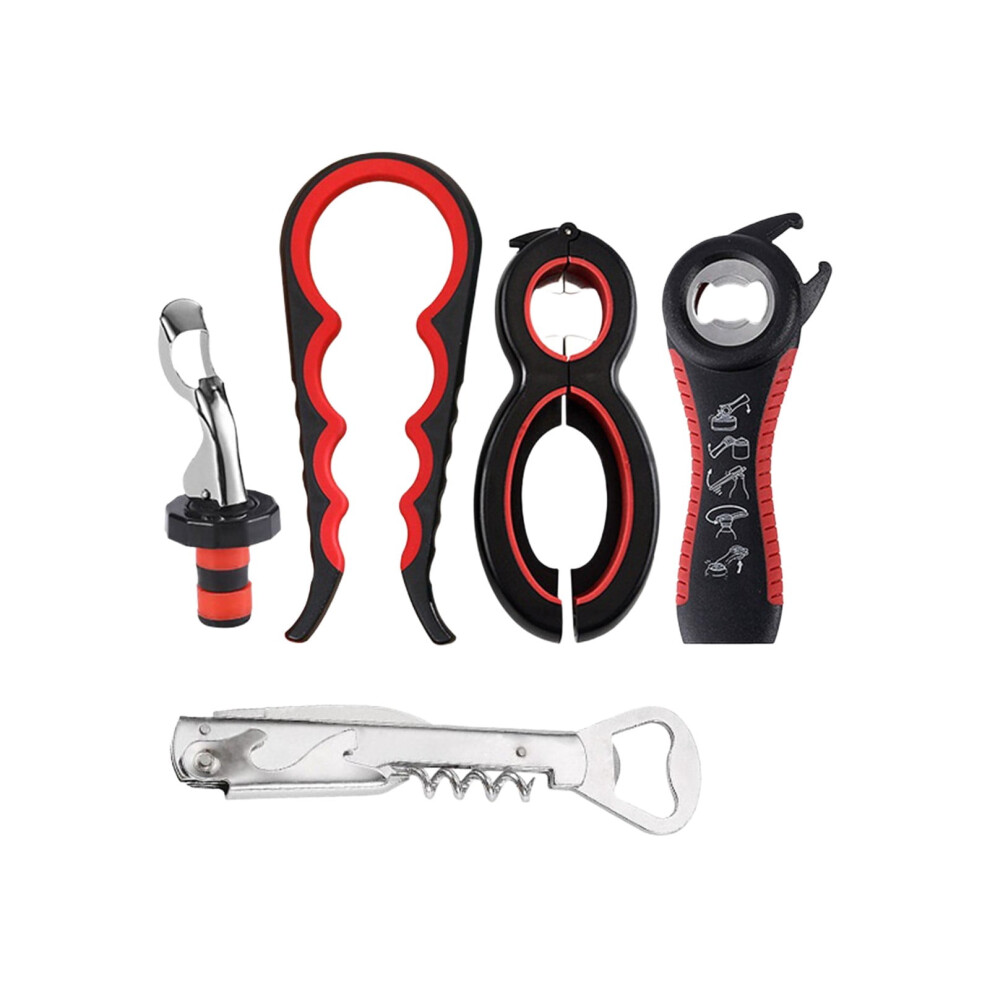 5-in-1 Rubber Jar Opener for Weak Hands & Seniors