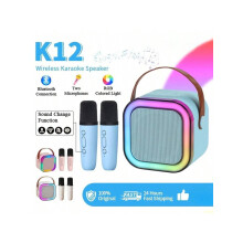 Wireless Karaoke Speaker Set with Microphones and Voice