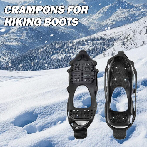 Πέλματα Ice Snow Traction – Αντιολισθητικά Κραμπόν για Χειμερινό Πεζοπορία, Ψάρεμα, 2